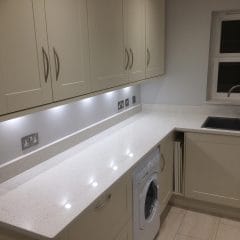 Under counter kitchen lighting and complete kitchen refurbishment Thomson Properties