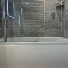 Under bath panel lighting, complete bathroom refurbishment, Thomson Properties