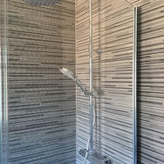 Bathroom refurbishment including rain shower - Thomson Properties