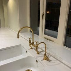 Gold kitchen fittings, Thomson Properties