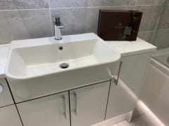 New bathroom furniture fitted by Thomson Properties