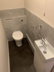 Cloakroom bathroom refurbishment by Thomson Properties