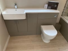 Bathroom units as part of a complete bathroom refurbishment by Thomson Properties, Surrey and Sussex