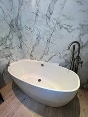 Freestanding bath, bathroom refurbishment, Surrey and Sussex, Thomson Properties