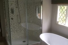 Freestanding bath within complete bathroom refurbishment Thomson Properties