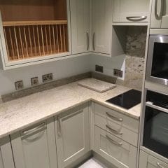 Grey shaker style kitchen refurbishment, Thomson Properties